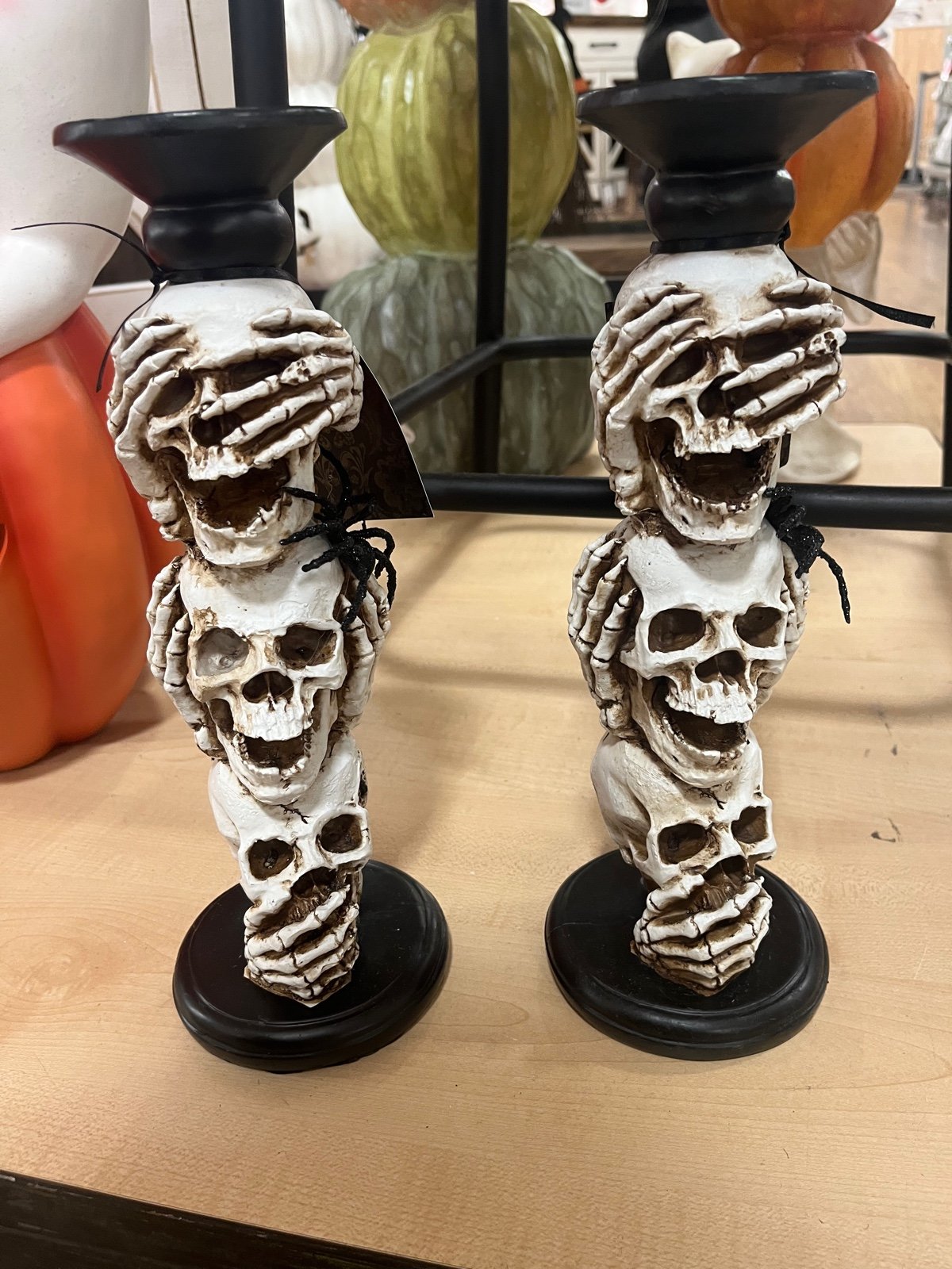 Christian Sirano Halloween Candle Holder Set