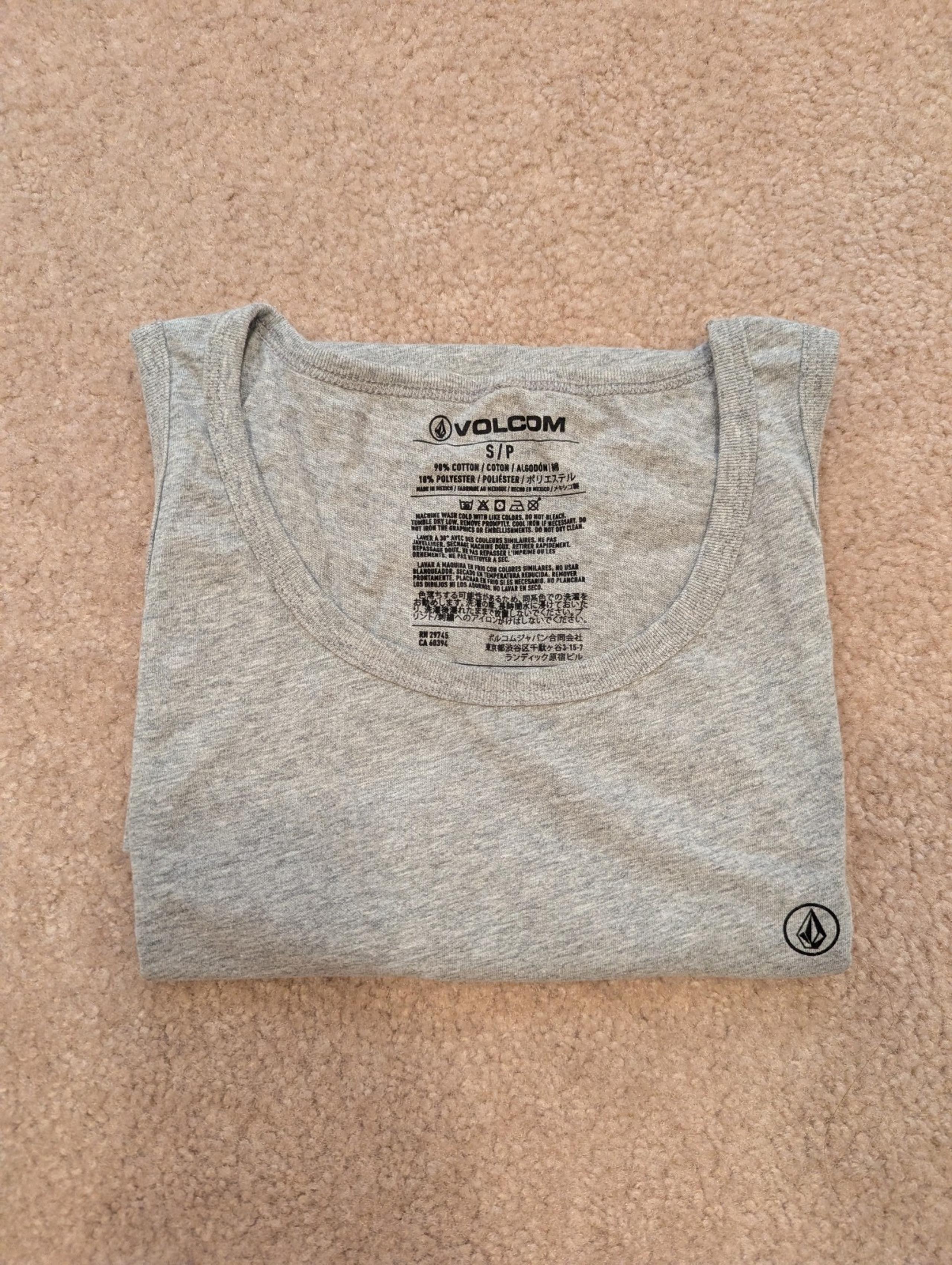 Volcom Men's Grey Tank Top