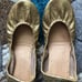 Tieks Golden Glitz Flats sz 8
