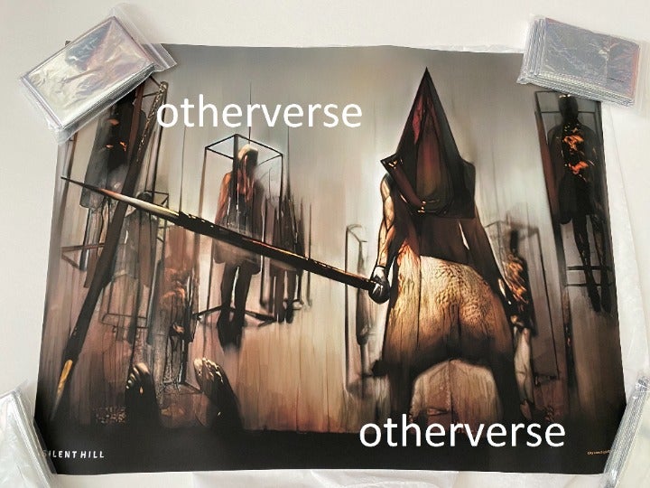 Silent Hill Misty Day Remains of the Judgment Pyramid Head Poster Print Mondo