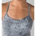 LULULEMON ATHLETICA Power Y Tank In Luon Spray Jacquard White Black Size 6
