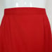 Vintage 80s Adele Simpson Red Wool Pencil Skirt