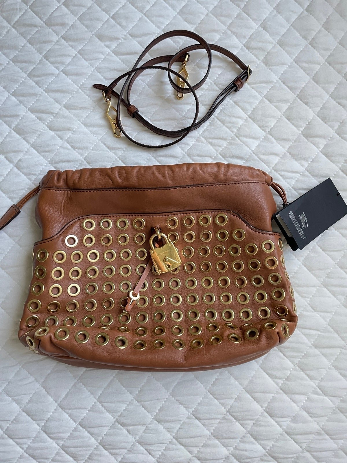 Burberry brand new leather bag