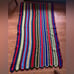 Gorgeous Handmade crochet knit giant blanket with scalloped edges