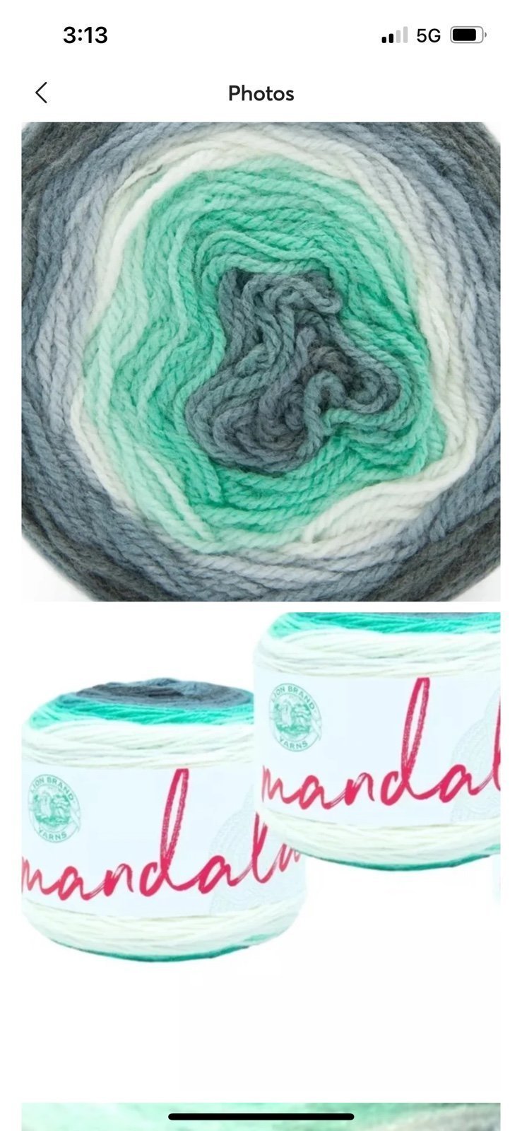Lion Brand Yarns Mandala Yarn Genie 3 skeins
