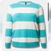 Torrid Sleep 1X French Terry Cozy Striped Lounge Sweatshirt