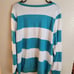 Torrid Sleep 1X French Terry Cozy Striped Lounge Sweatshirt