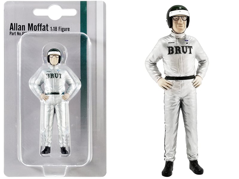 Allan Moffat Brut Racing Driver Figurine for 1/18 Scale Models by ACME