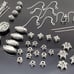 52 Pieces of Sterling Silver Mixed Lot Jewelry Supplies-#3321