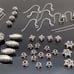 52 Pieces of Sterling Silver Mixed Lot Jewelry Supplies-#3321