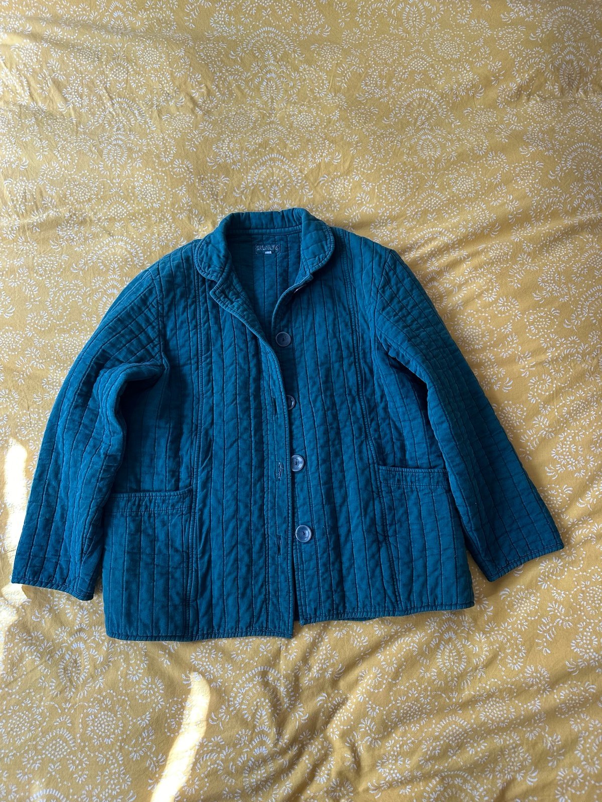 Iridium quilted chore jacket