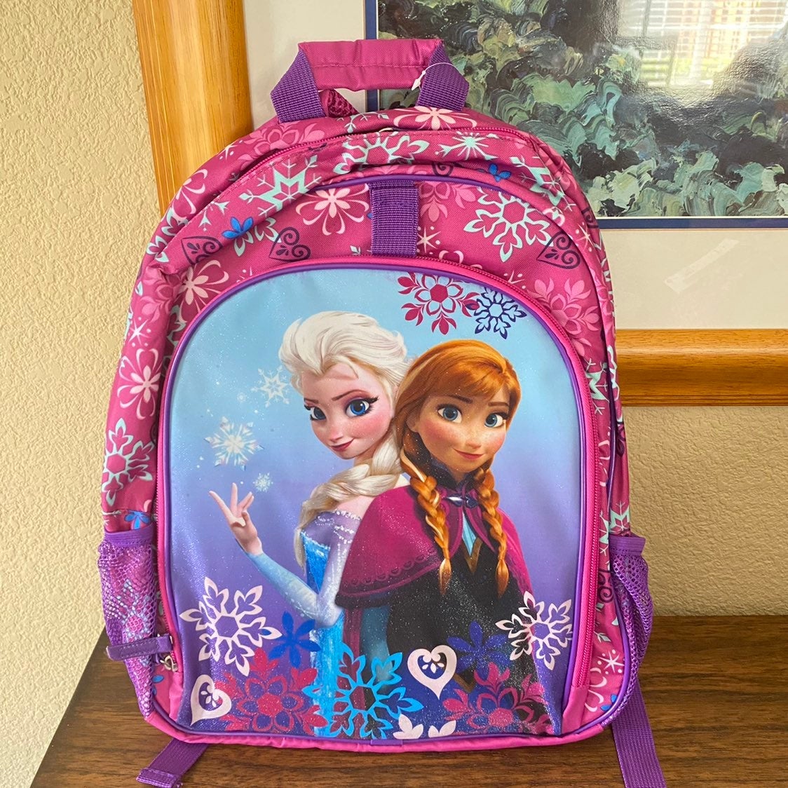 Disney Frozen Elsa Anna Backpack NWT