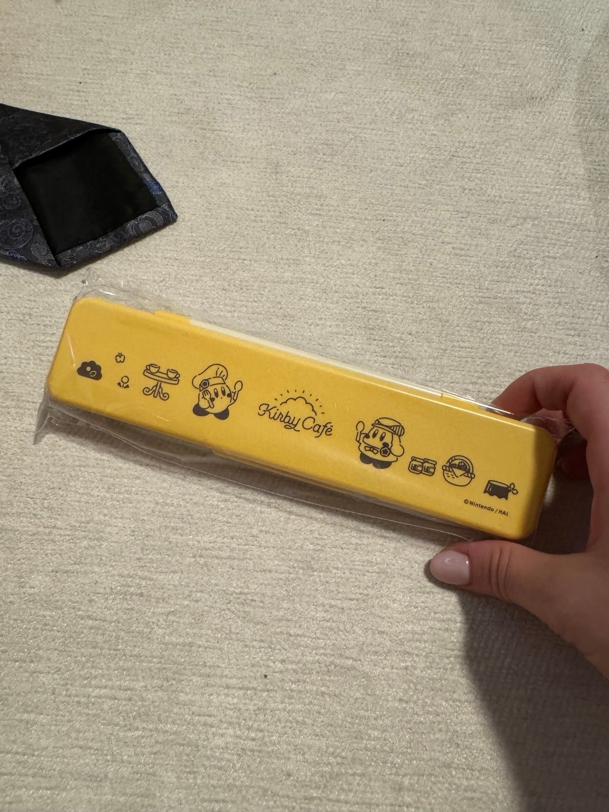 Kirby Cafe Petit Chopsticks and Spoon Set BNWT