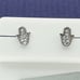 925 Sterling Silver CZ Stud Earrings for Women/Girl, US925P1014