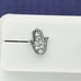 925 Sterling Silver CZ Stud Earrings for Women/Girl, US925P1014