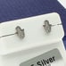 925 Sterling Silver CZ Stud Earrings for Women/Girl, US925P1014
