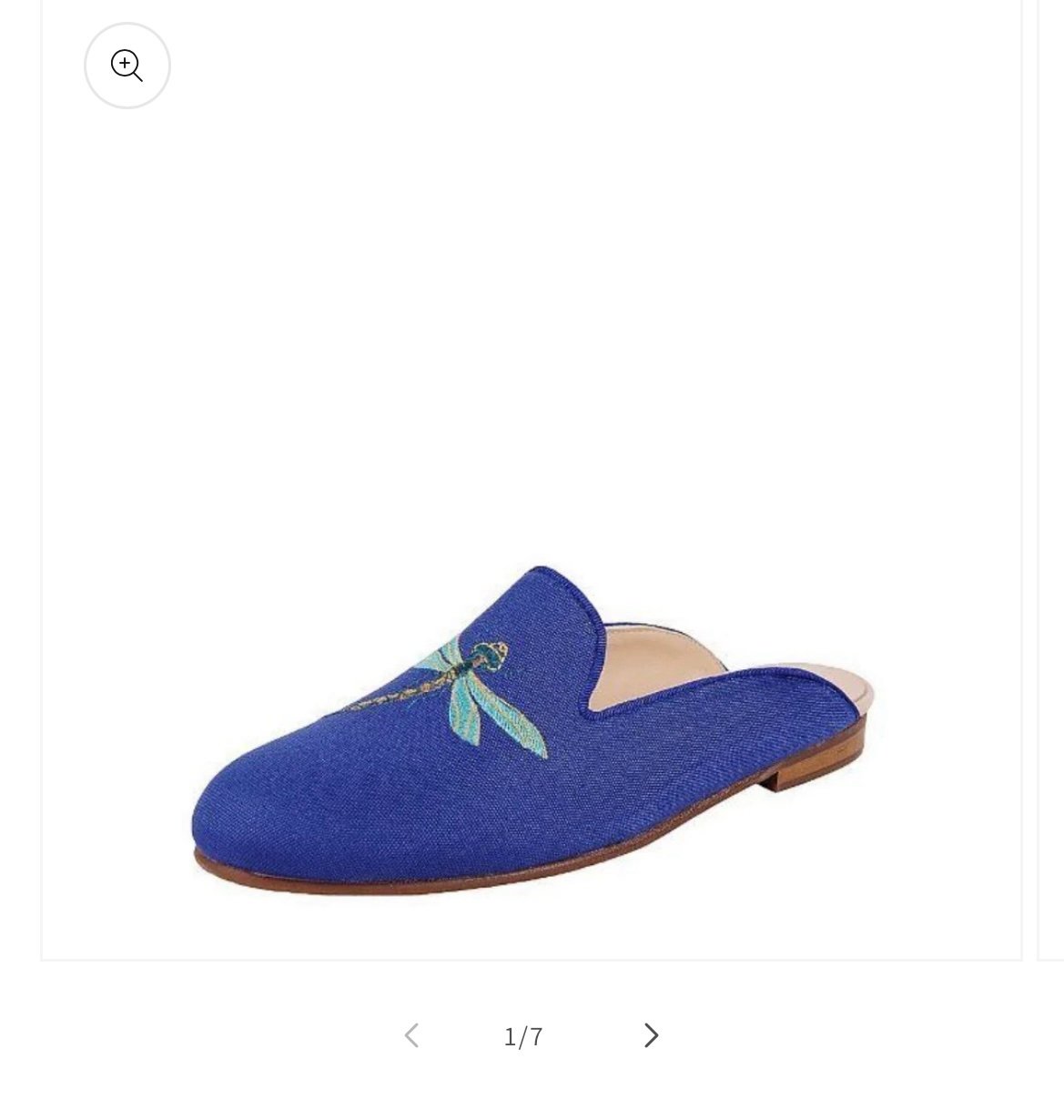Dragonfly Pique Jon Josef Flat Slip-on Slide Brand: Jon Josef. Used very good.