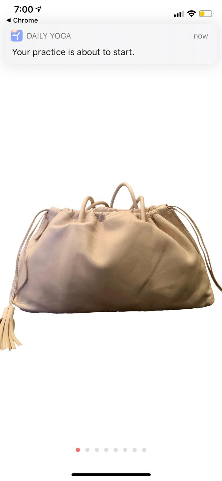 Gucci Leather Drawstring Shoulder Bag
