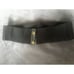 Vintage cowboy stretch belt wide dress suit accessory western silver buckle y2k
