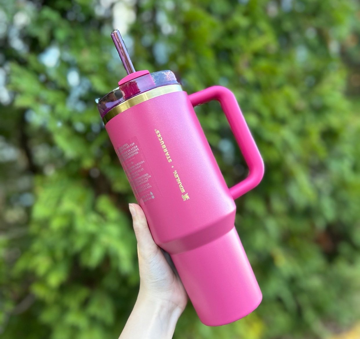 Starbucks x Stanley 40oz Pink Tumbler