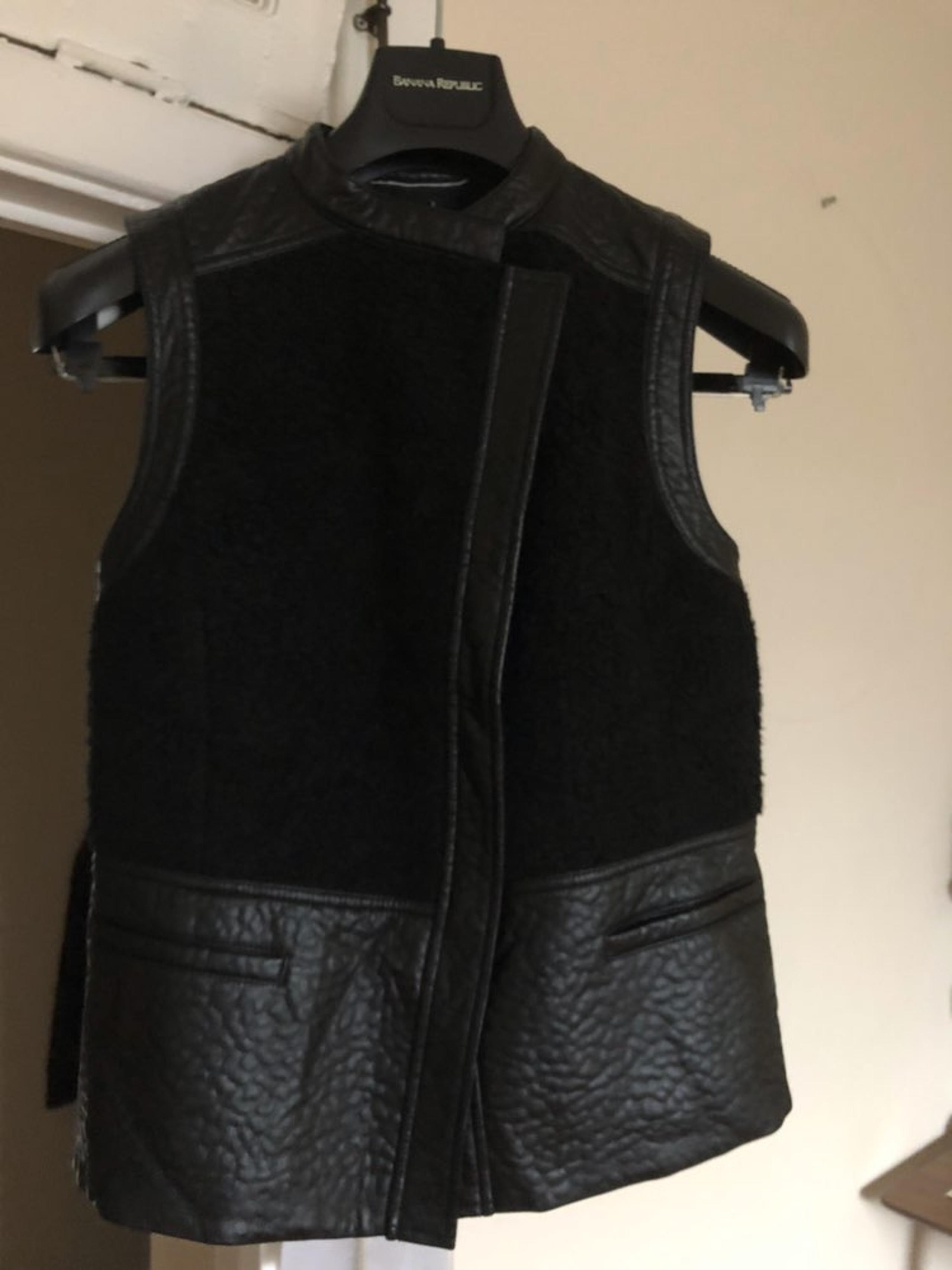 Trouve Faux Leather Vest