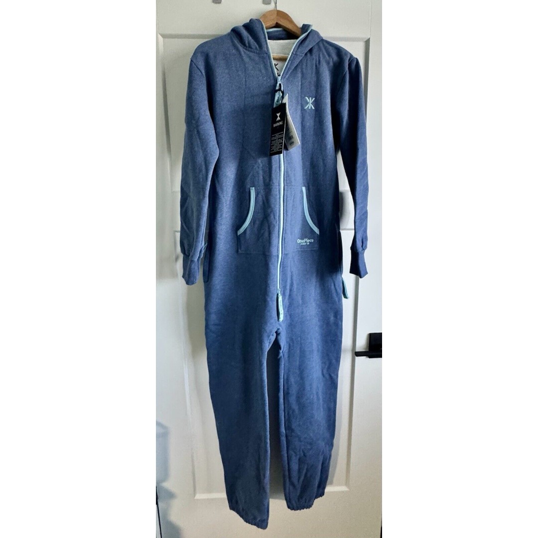 NWT OnePiece Adult Full Zip - S / M - Norwegian Jumpsuit Loungewear Sweatsuit