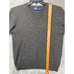Polo by Ralph Lauren Men's Sweater Medium Lambs Wool V Neck Knit Charcoal