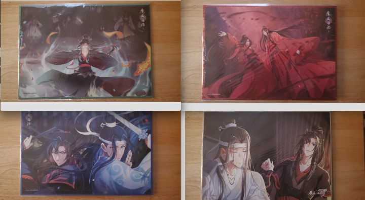 MDZS Mo Dao Zu Shi Illustration Panels / Boards Set