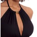 Lauren Ralph Lauren Beach Club Solids High Neck One Piece Swimsuit Sz 22W Plus