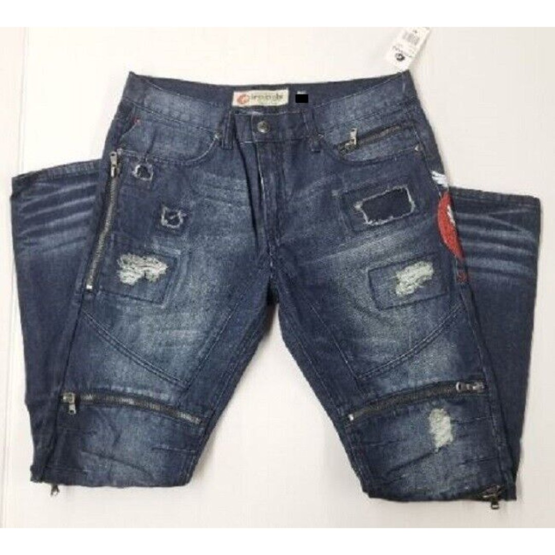 Iro-Ochi NIPPON JEAN - INDIGO AZUL WASH Size 42 x 32 Brand New!