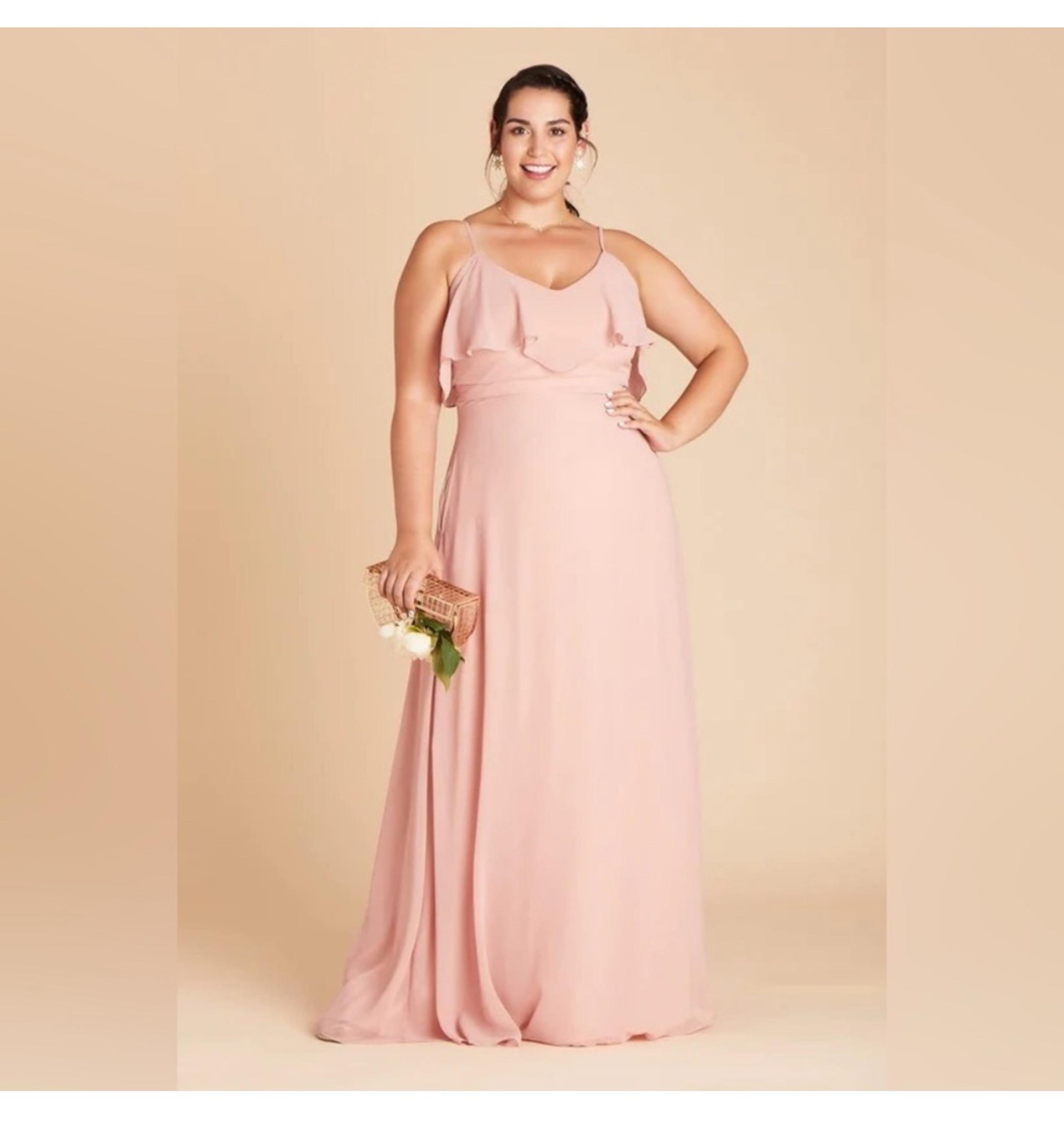 Birdy Grey Curve Jane Convertible Maxi Dress Women Plus Size 3X NWT Rose Quartz