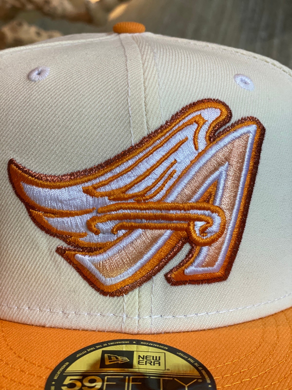 7 1/2 DS NewEra 59fifty Los Angeles Angels Fitted Hat