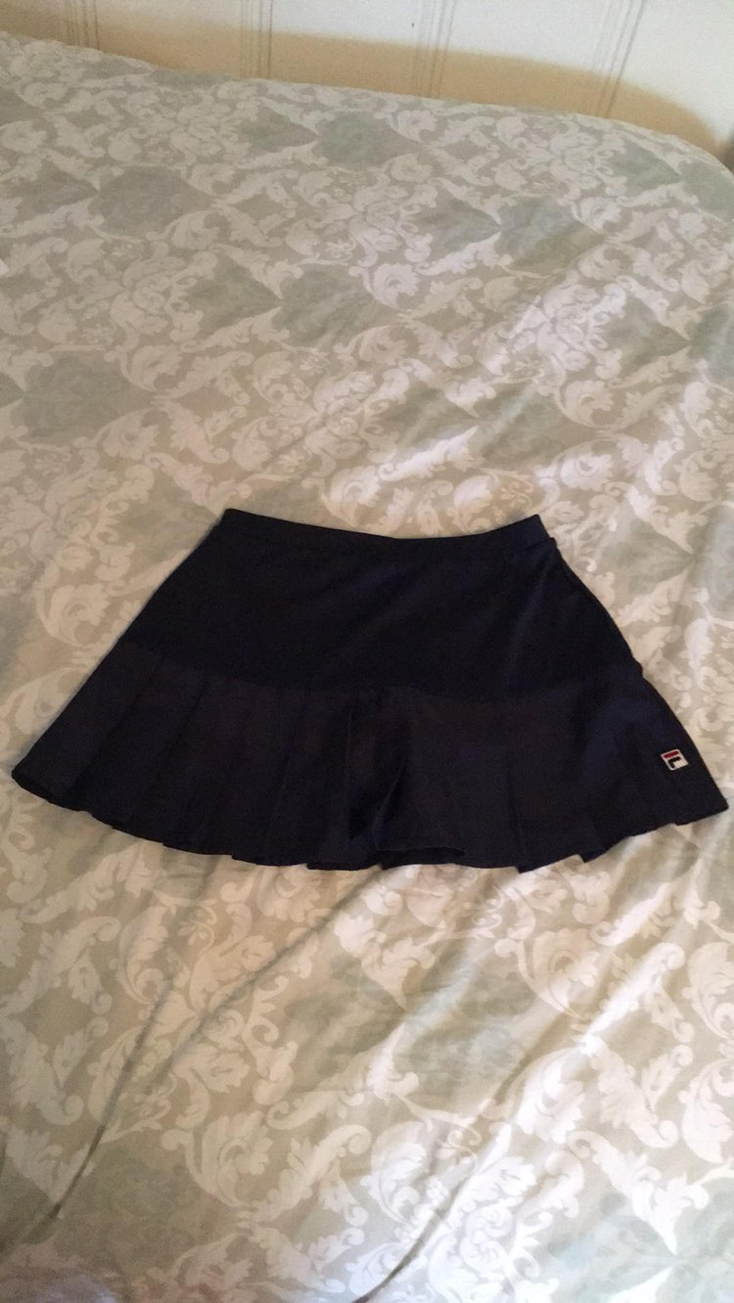 Navy Blue Fila Tennis Skort