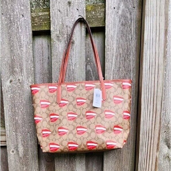 トートバッグ Coach X Tom Wesselmann City Tote In Signature Canvas CQ032 s-l1200.jpg