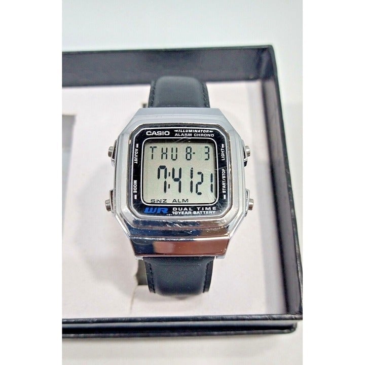 CASIO Illuminator 3234 A178W Dual Time Quartz Digital Alarm Chrono Watch