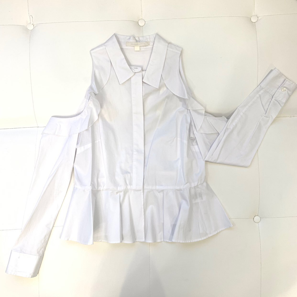 JONATHAN SIMKHAI Open Shoulder Blouse M
