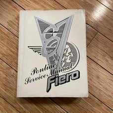 Original Factory 1987 Pontiac Fiero Service Manual Car Shop