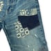 PILCRO The Borrowed Boyfriend Jeans SIZE 28 Blue High Rise Patchwork DistressedN