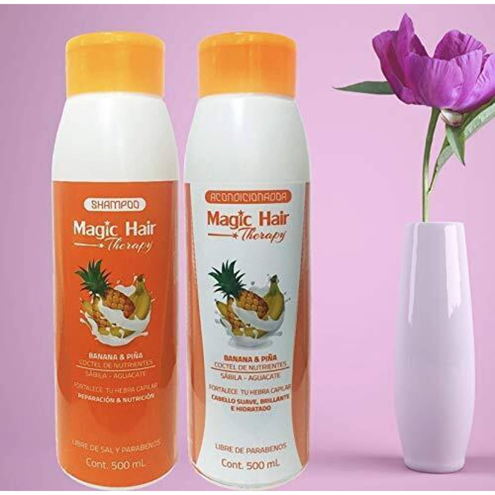 Magic Hair Therapy Shampoo & Acondicionador Banana & Piña
