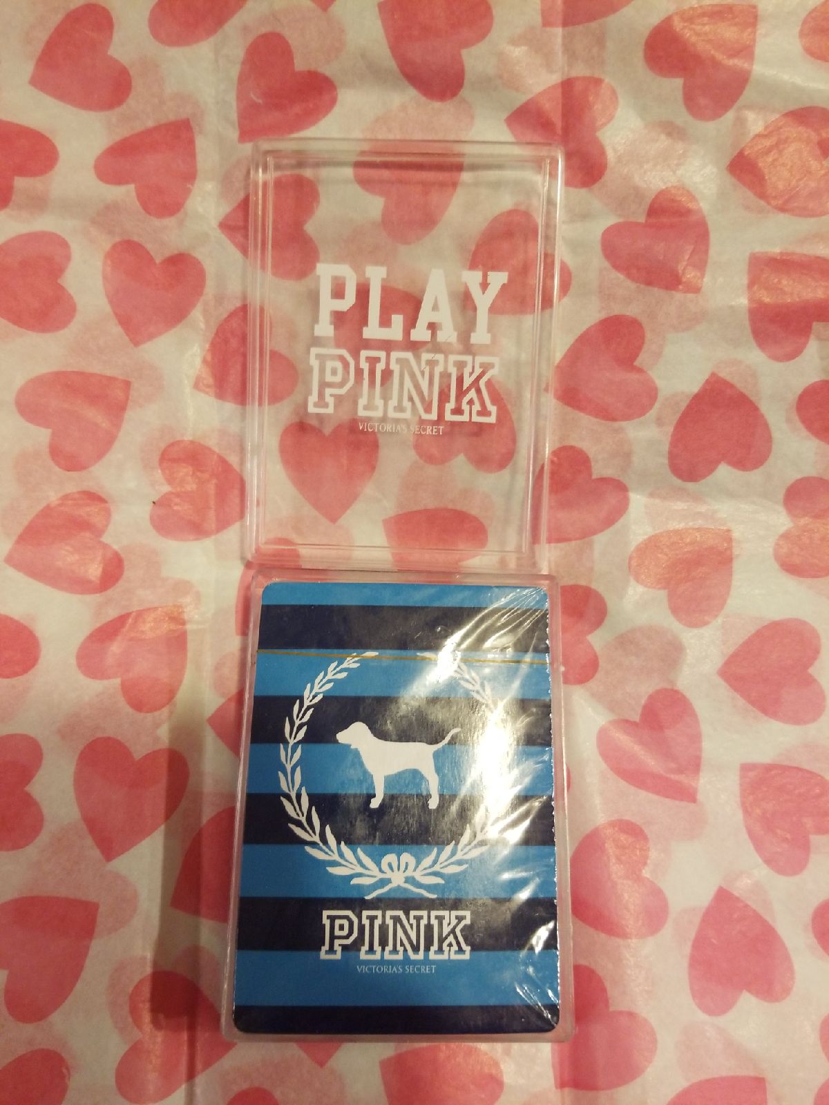 Rare htf victoria secret playing cards N