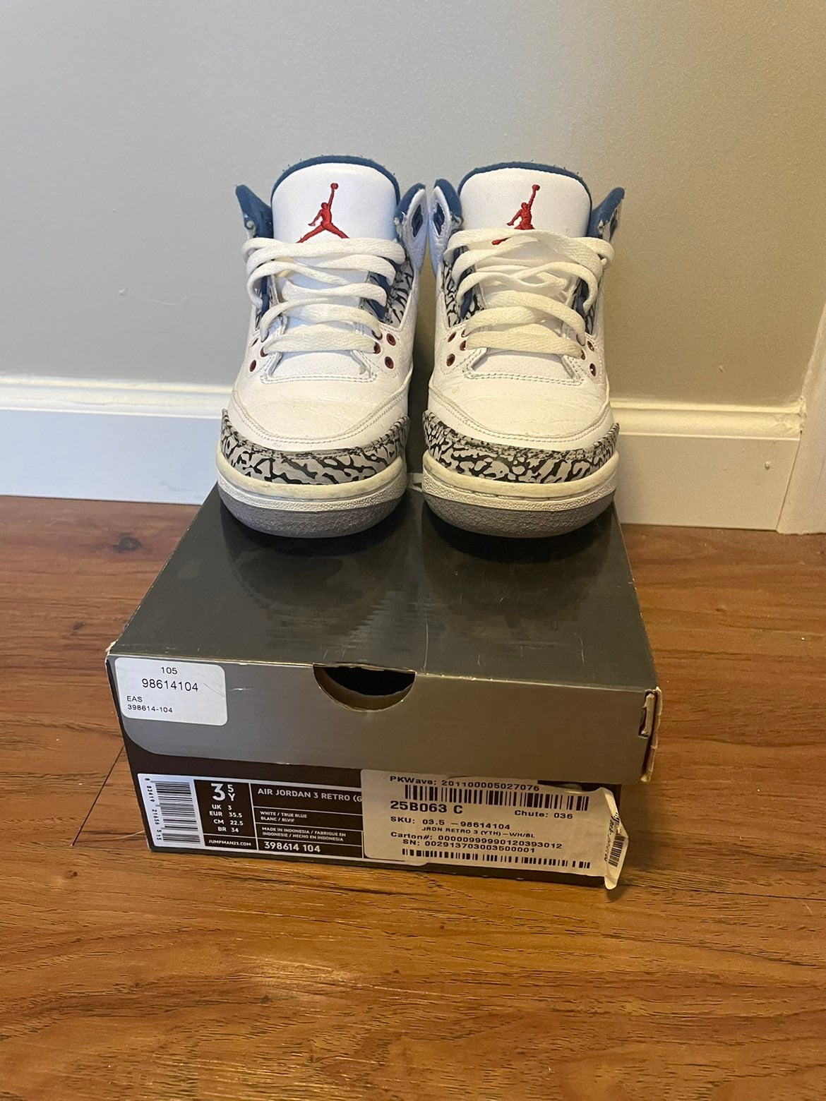 Air Jordan 3 True Blue