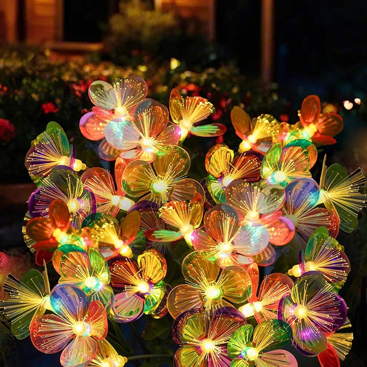 Flumy Solar Garden Lights,Solar Outdoor Lights Waterproof,Upgraded Solar Lights