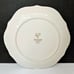 Gorham Secret Garden 10-3/4 Cake Plate Scalloped Edge Gold Trim 1981-1989 USA