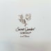 Gorham Secret Garden 10-3/4 Cake Plate Scalloped Edge Gold Trim 1981-1989 USA