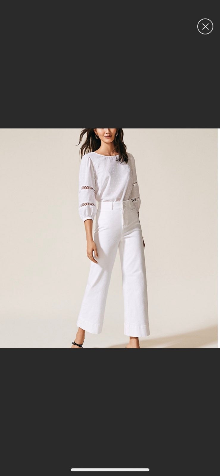 Ann Taylor Cropped Denim