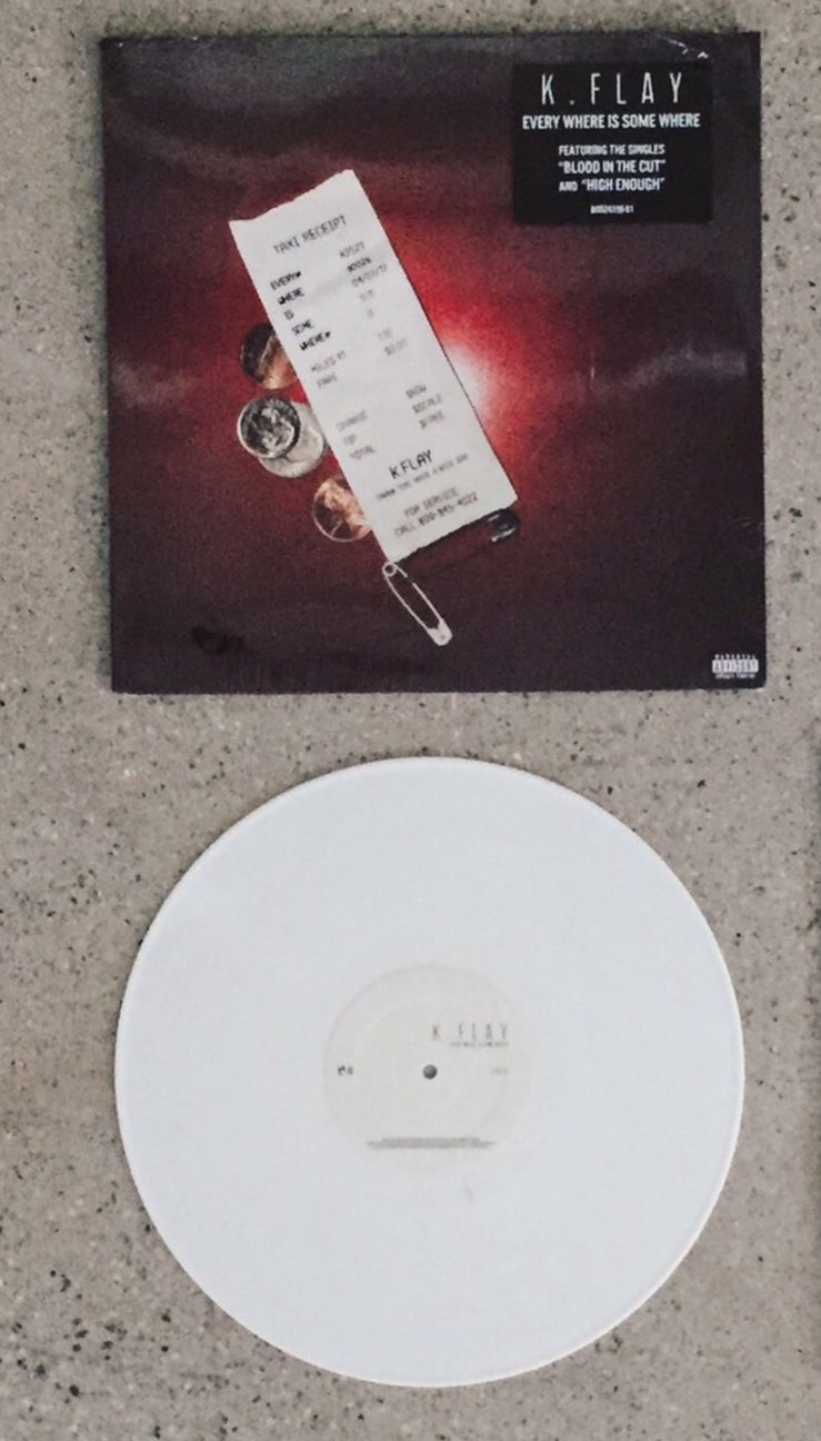 Everywhere Is Somewhere by K.Flay WHITE VINYL