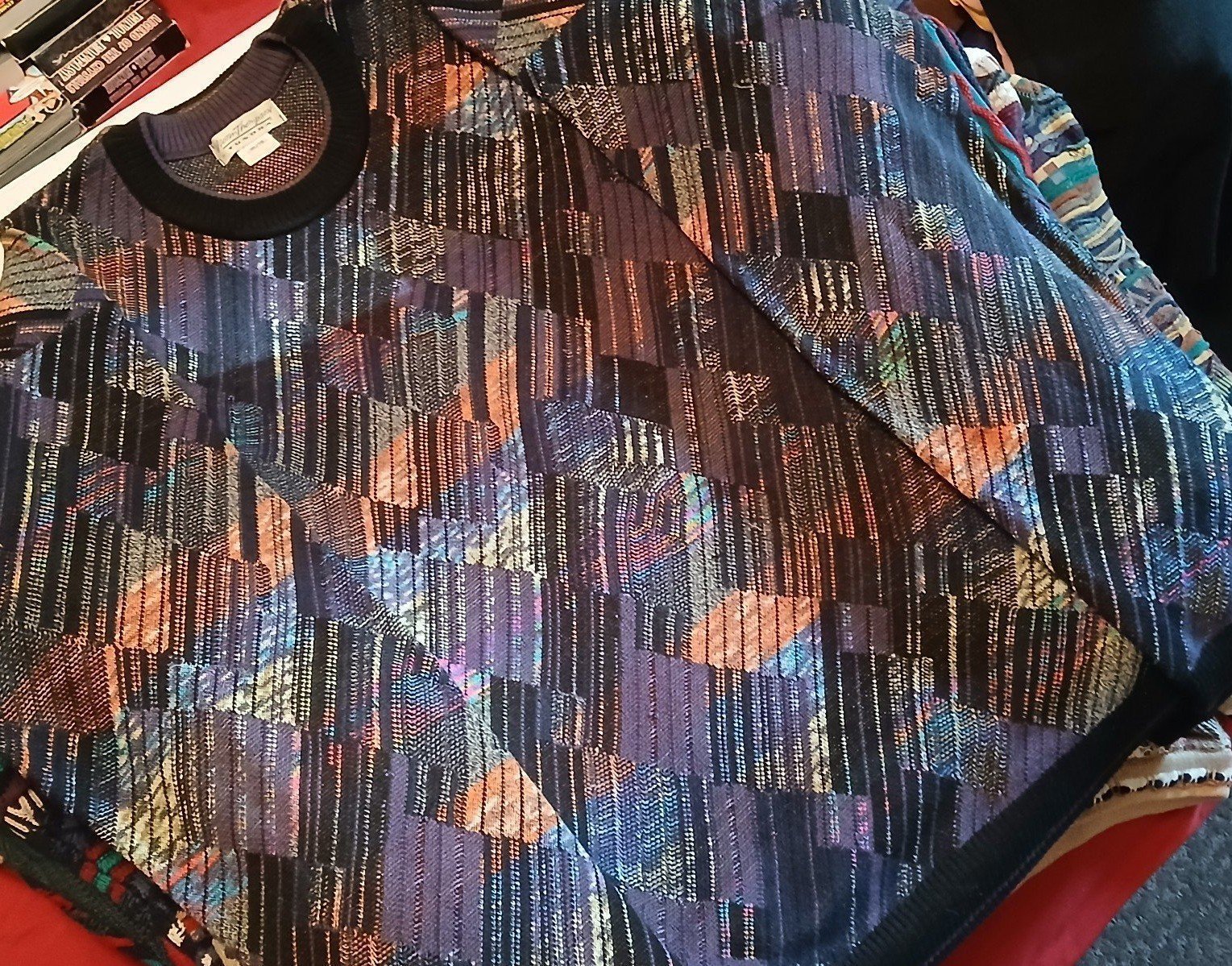 Vintage 90s Norm Thompson Coogi Style Hip-Hop Rap Crewneck - Adult Men's Size XL