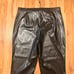 H Halston Faux Leather Pull On Pants NWT