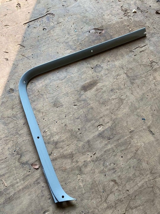 Studebaker 1950 1951 champion business coupe left inner windshield trim