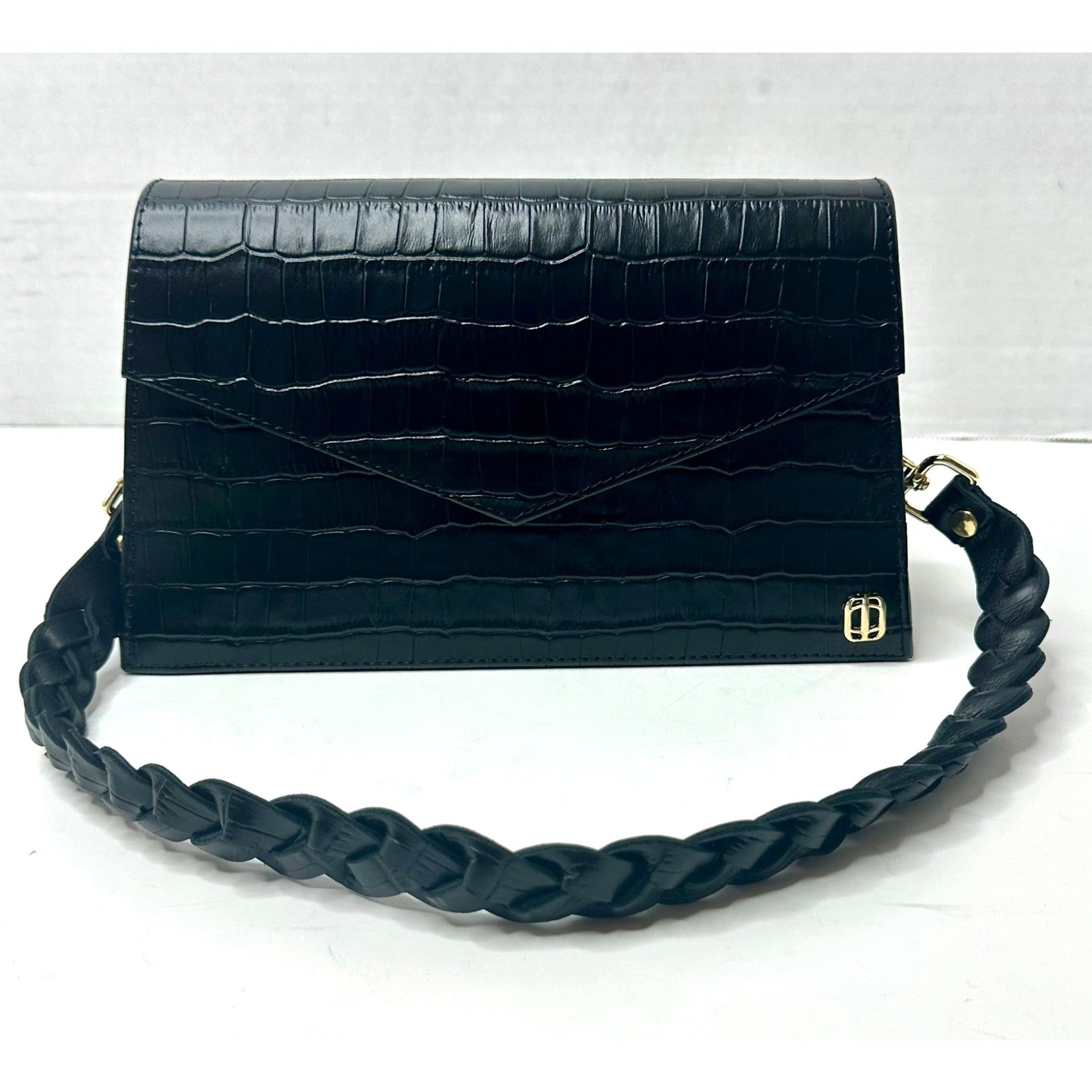 ANIMA IRIS Zaya Geo Shoulder Bag - Fuschliz Black NEW WITHOUT TAGS